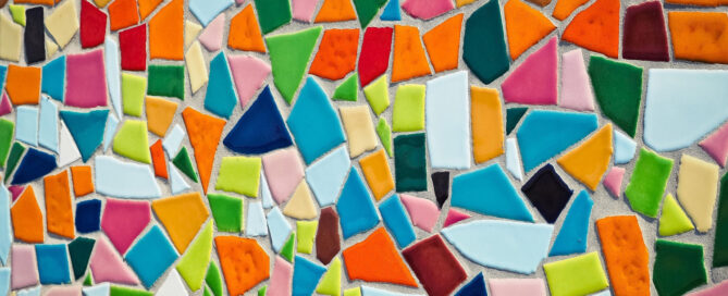 Blog - bunte Mosaikfliesen